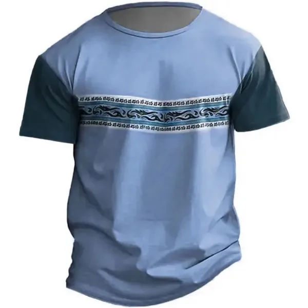 T-Shirt homme avec motifs africains contemporains
