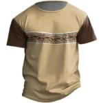 T-Shirt tendance pour homme inspiré de l'Afrique