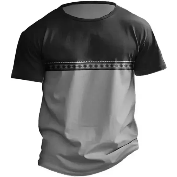 T-Shirt africain au design unique pour homme