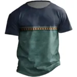 Stylish T-Shirt moderne pour l'homme d'inspiration africaine