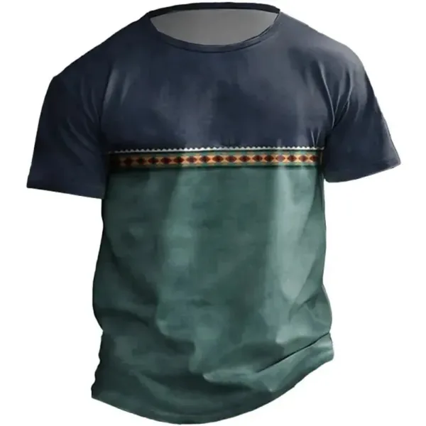 Stylish T-Shirt moderne pour l'homme d'inspiration africaine