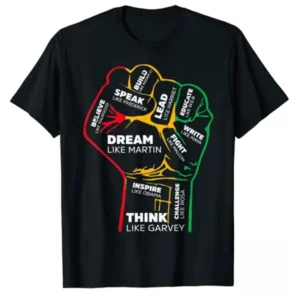T-shirt Africain Point Levé en coton