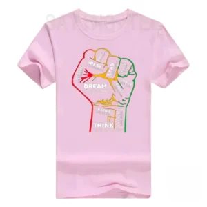 T-shirt africain design moderne et coloré