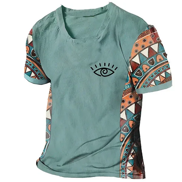 T-shirt avec des motifs évoquant la chaleur africaine