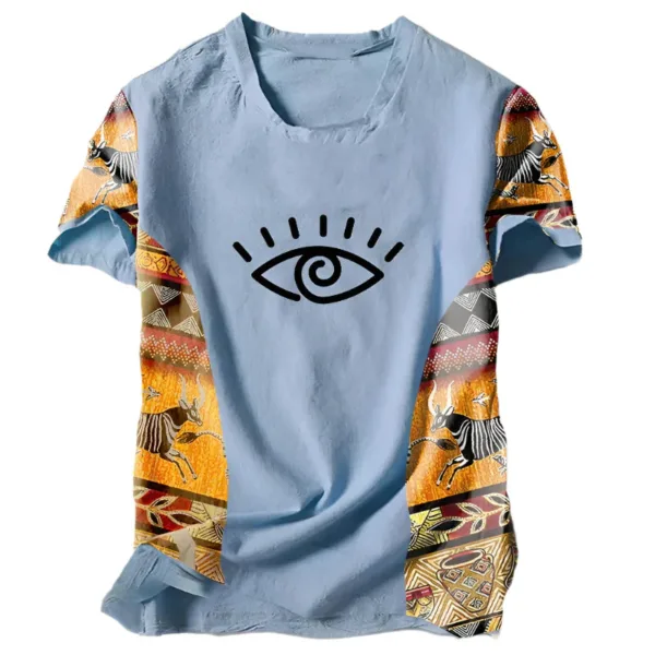 T-shirt soleil tribal, parfait pour l'été