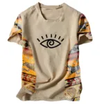 T-shirt Africain avec motifs tribaux originaux