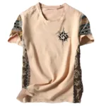 T-shirt africain avec graphismes inspirés du soleil
