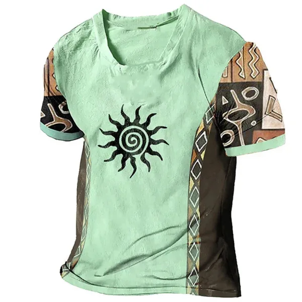 T-shirt africain au design coloré et vibrant