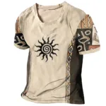 T-shirt représentant l'art tribal africain