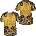 T-shirt africain Swag en coton coloré