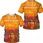 T-shirt africain Swag en coton coloré - vue 2