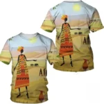 T-shirt africain tendance avec design unique