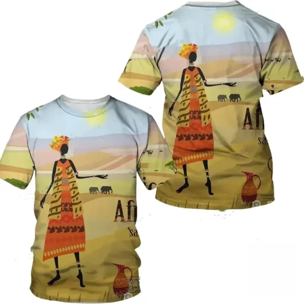 T-shirt africain tendance avec design unique