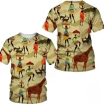 T-shirt artisanal africain au style swag