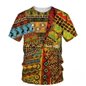 T-Shirt Africain Tendance Homme