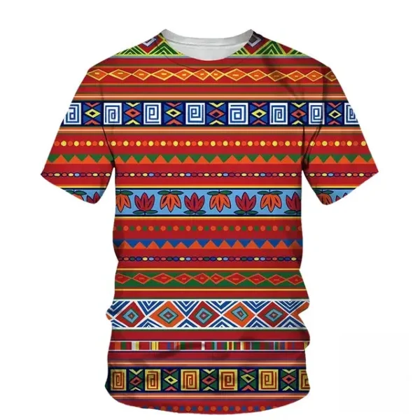 T-shirt homme imprimé africain