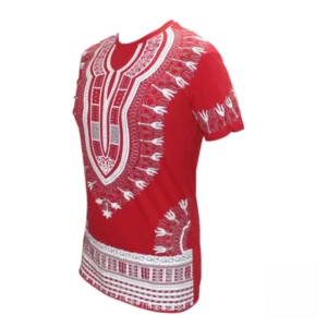 T-Shirt africain coloré et fluide