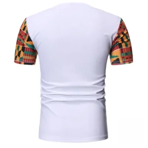 T-shirt avec motif africain Kenté, style unique et moderne