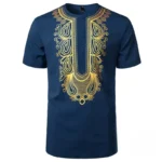 T-shirt africain avec motifs traditionnels