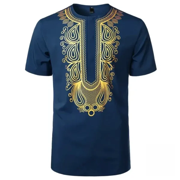 T-shirt africain avec motifs traditionnels