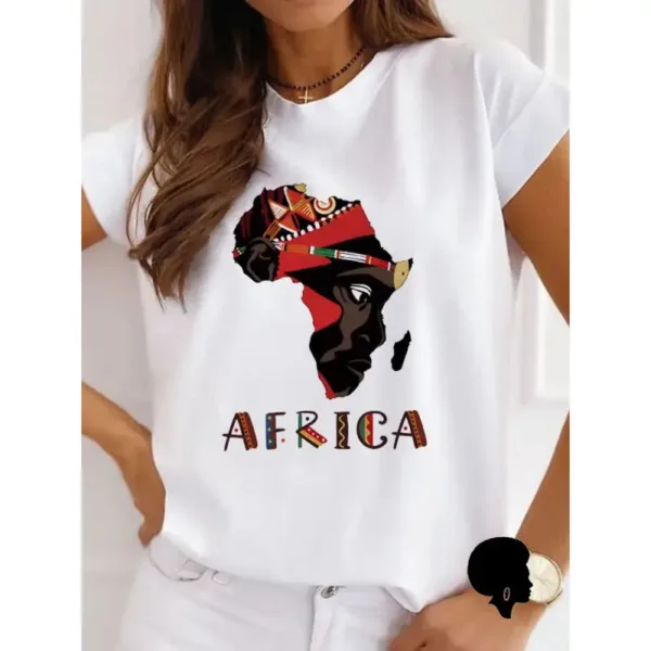 t-shirt-carte-afrique-1 T-shirt Afrique femme