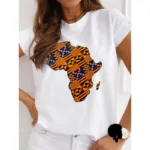 T-shirt léger avec design Afrique