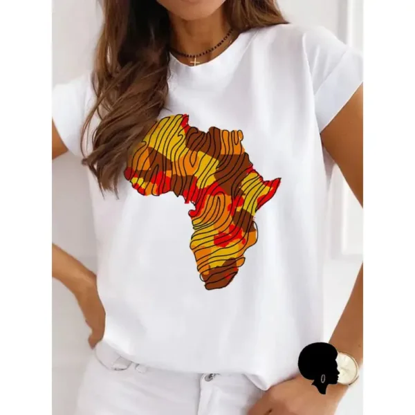 T-shirt tendance Africaine pour femmes