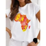 T-shirt style africain pour femmes