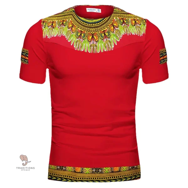 Vêtement africain pour homme à col ouvert