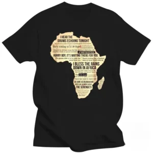 T-Shirt Coton avec design de l'Afrique