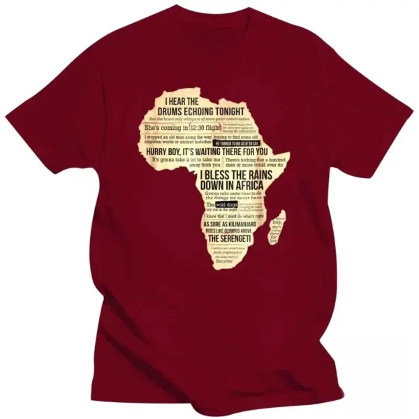 T-Shirt en coton avec motif Afrique