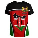 Drapeau kényan sur T-Shirt