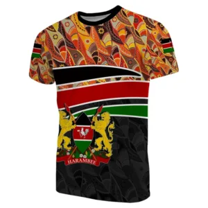 T-Shirt africain avec drapeau du Kenya