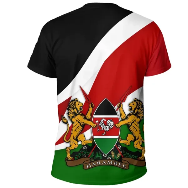 T-Shirt doux avec motif Kényan