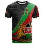 Drapeau du Kenya sur T-Shirt