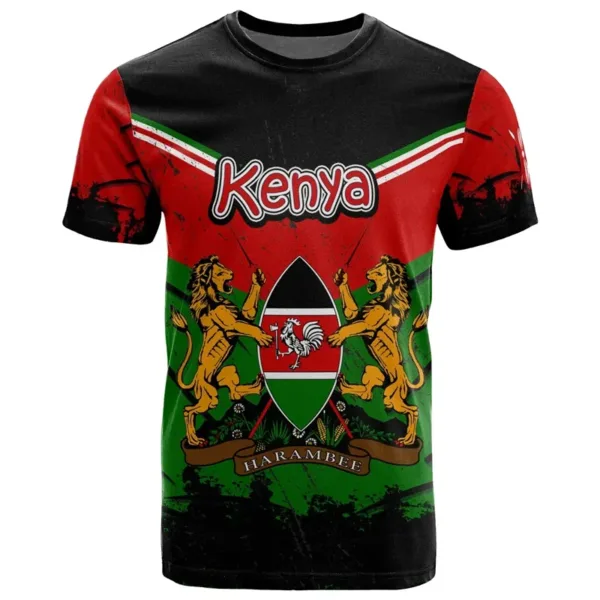 Cadeau T-Shirt drapeau du Kenya