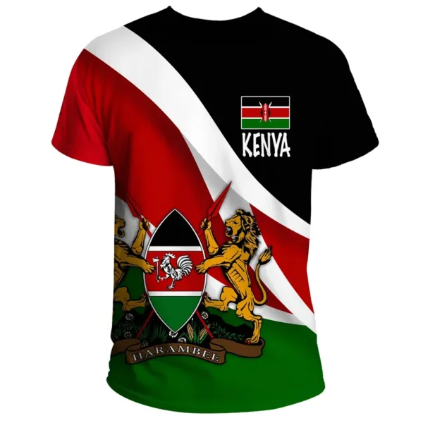 T-Shirt afro avec drapeau national