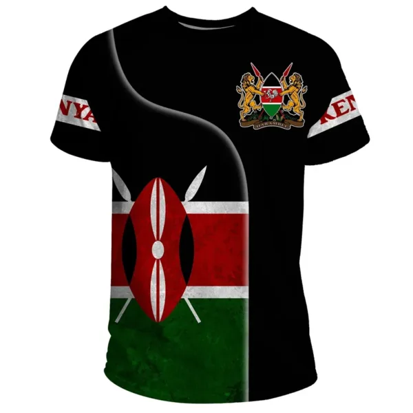 Mode kenyane : T-Shirt drapeau