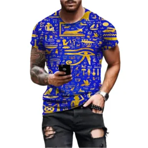 T-shirt égyptien inspiré de l'Antiquité