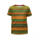 T-shirt ethnique africain coloré et stylé - vue 2