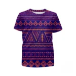 T-shirt africain avec motifs géométriques uniques