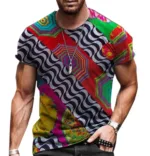 T Shirt aux Motifs Africains pour un Look Unique