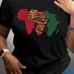 T-shirt femme continent africain