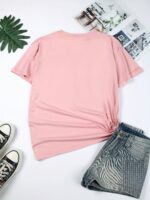 T-shirt à manches courtes pour femme africaine