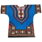 T Shirt Homme en Tissu Wax Africain - vue 4