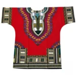 T Shirt Homme en Tissu Wax Africain - vue 7