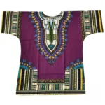 T Shirt Homme en Tissu Wax Africain - vue 8