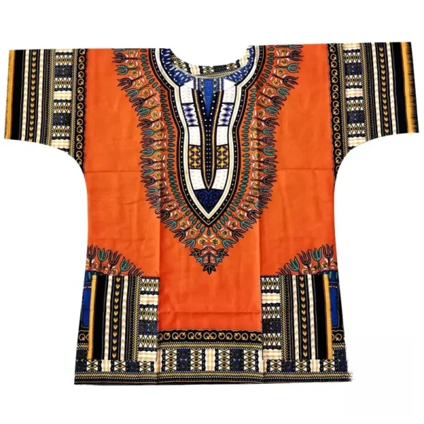 T Shirt Homme en Tissu Wax Africain - vue 9