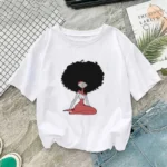 T shirt femme aux motifs africains colorés