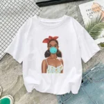 T shirt femme, motifs ethniques africains